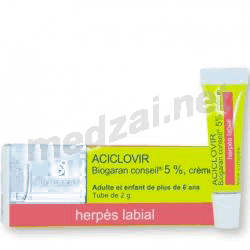 Aciclovir BIOGARAN CONSEIL 5 % crème BIOGARAN (FRANCE)