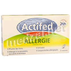 Actifed allergie cetirizine