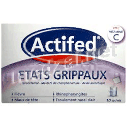 Actifed etats grippaux  порошок JOHNSON & JOHNSON SANTE BEAUTE FRANCE (ФРАНЦИЯ)