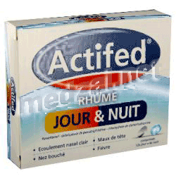 Actifed rhume jour et nuit  comprimé JOHNSON & JOHNSON SANTE BEAUTE FRANCE (FRANCE)