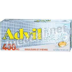 Advilcaps 400 mg капсулы PFIZER SANTE FAMILIALE (ФРАНЦИЯ)