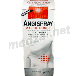 Angi-spray mal de gorge chlorhexidine/lidocaïne  solution pour pulvérisation CHEMINEAU (FRANCE)