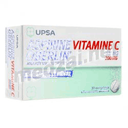 Aspirine/acide ascorbique 500 mg VITAMINE C OBERLIN comprimé UPSA (FRANCE)