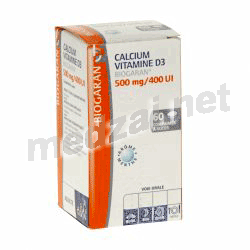 Calcium vitamine d3 BIOGARAN 500 mg/400 UI comprimé BIOGARAN (FRANCE)