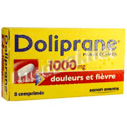 Doliprane 1000 mg таблетки Санофи-Авентис Франс (ФРАНЦИЯ)