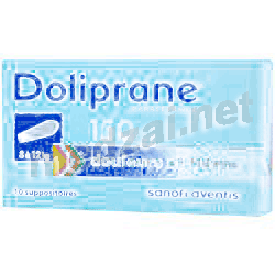 Doliprane 150 mg суппозитории Санофи-Авентис Франс (ФРАНЦИЯ)