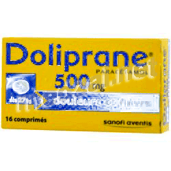 Doliprane 500 mg таблетки Санофи-Авентис Франс (ФРАНЦИЯ)