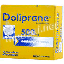 Doliprane 500 mg таблетки Санофи-Авентис Франс (ФРАНЦИЯ)