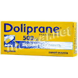 Doliprane 500 mg капсулы Санофи-Авентис Франс (ФРАНЦИЯ)