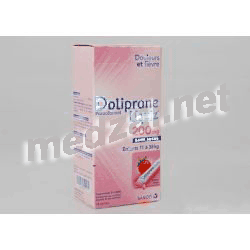 Doliprane LIQUIZ 200 mg SANS SUCRE suspension SANOFI AVENTIS FRANCE (FRANCE)