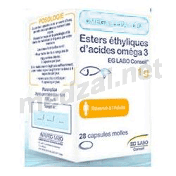 Esters ethyliques d’acides omega 3