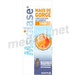 Maxilase maux de gorge alpha-amylase