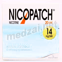 Nicopatch 14 mg/24 h  PIERRE FABRE MEDICAMENT (FRANCE)