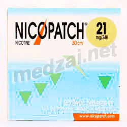 Nicopatch 21 mg/24 h  Пьер Фабр Медикамент (ФРАНЦИЯ)