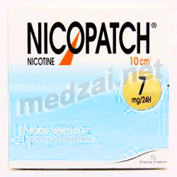 Nicopatch 7 mg/24 h  PIERRE FABRE MEDICAMENT (FRANCE)