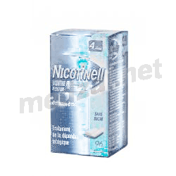 Nicotinell MENTHE FRAICHEUR 4 mg SANS SUCRE gomme à mâcher GLAXOSMITHKLINE SANTE GRAND PUBLIC (FRANCE)