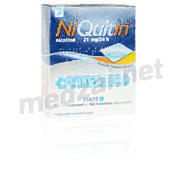 Niquitin 21 mg/24 heures  LABORATOIRES OMEGA PHARMA FRANCE (FRANCE)