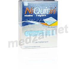 Niquitin 7 mg/24 heures  LABORATOIRES OMEGA PHARMA FRANCE (FRANCE)