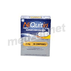 Niquitin MENTHE DOUCE 2 mg SANS SUCRE comprimé LABORATOIRES OMEGA PHARMA FRANCE (FRANCE)