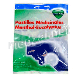 Pastilles medicinales vicks MENTHOL EUCALYPTUS pastille LUTTI (FRANCE)