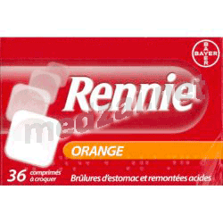 Rennie ORANGE comprimé BAYER HEALTHCARE (FRANCE)