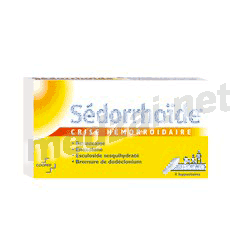 Sedorrhoide crise hemorroidaire  suppositoire COOPER (FRANCE)