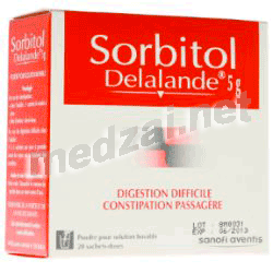 Sorbitol DELALANDE 5 G poudre SANOFI AVENTIS FRANCE (FRANCE)