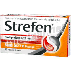 Strefen 8,75 mg ORANGE SANS SUCRE pastille RECKITT BENCKISER HEALTHCARE FRANCE (FRANCE)