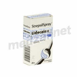 Strepsilspray à la lidocaïne  спрей RECKITT BENCKISER HEALTHCARE FRANCE (ФРАНЦИЯ)