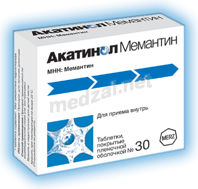 Akatinol memantine  comprimé MERZ PHARMA GmbH & Co. (ALLEMAGNE)