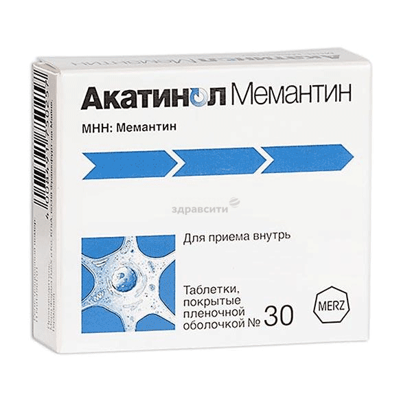 Akatinol memantine  comprimé MERZ PHARMA (Fédération de Russie)