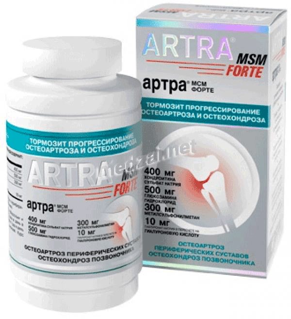 Artra МСМ форте comprimé Unipharm, Inc. (États-Unis)