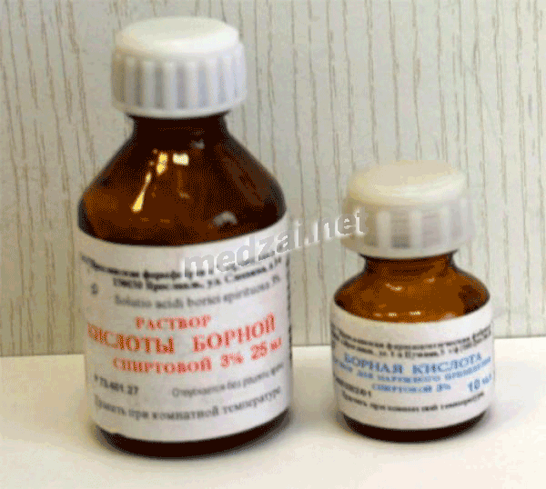 Boric acid  solution ЗАО "Ярославская фармацевтическая фабрика" (Fédération de Russie)