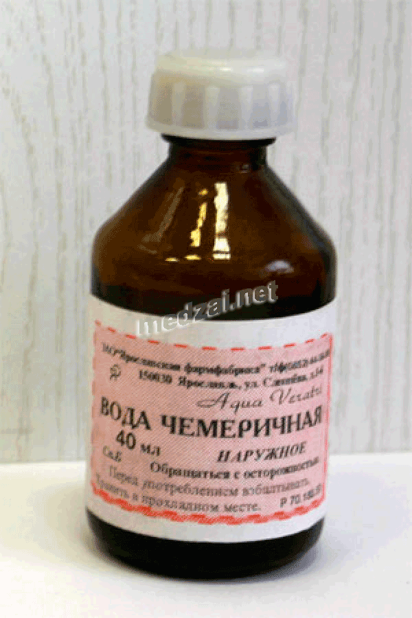 Aqua veratri  solution ЗАО "Ярославская фармацевтическая фабрика" (Fédération de Russie)