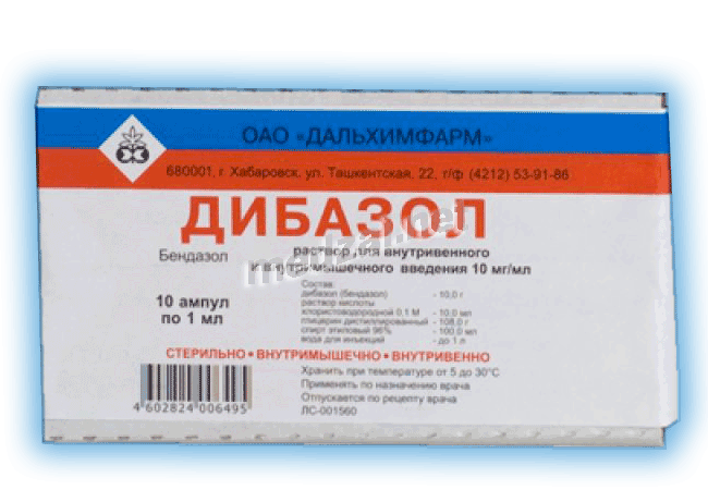 Dibazol  solution ОАО "ДАЛЬХИМФАРМ" (Fédération de Russie)