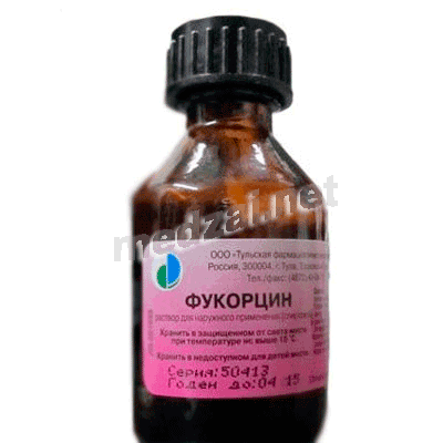 Fucorcin  solution ООО "Тульская фармацевтическая фабрика" (Fédération de Russie)