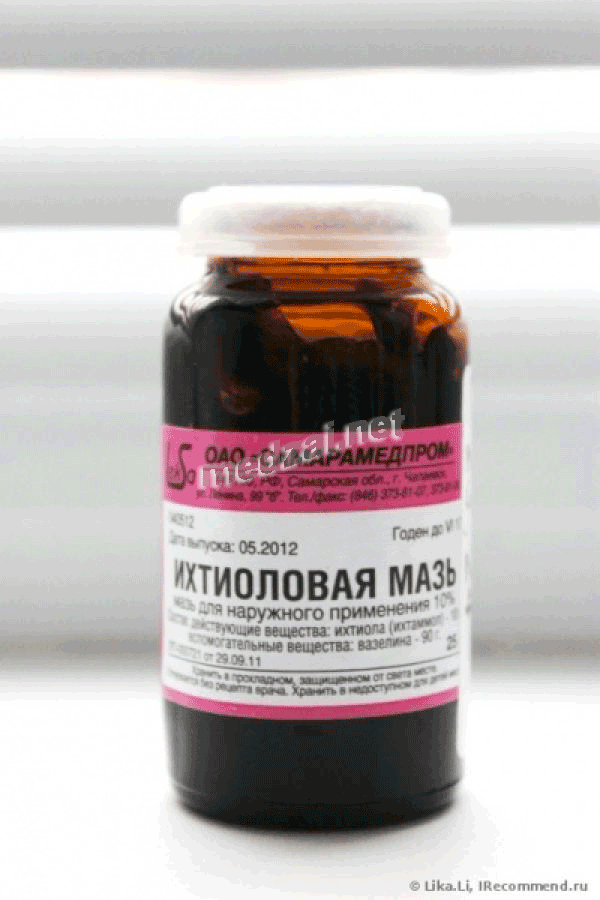 Ichthyol ointment  pommade ОАО "Самарамедпром" (Fédération de Russie)