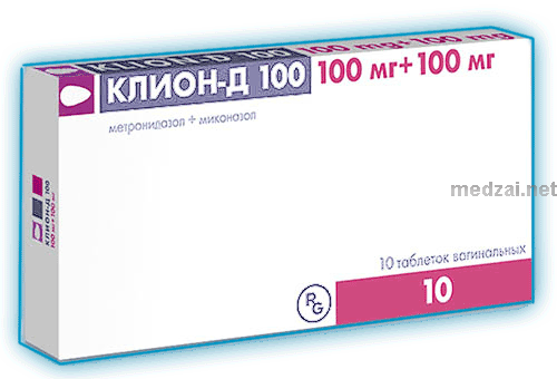 Клион-д 100  таблетки Гедеон Рихтер ОАО (ВЕНГРИЯ)