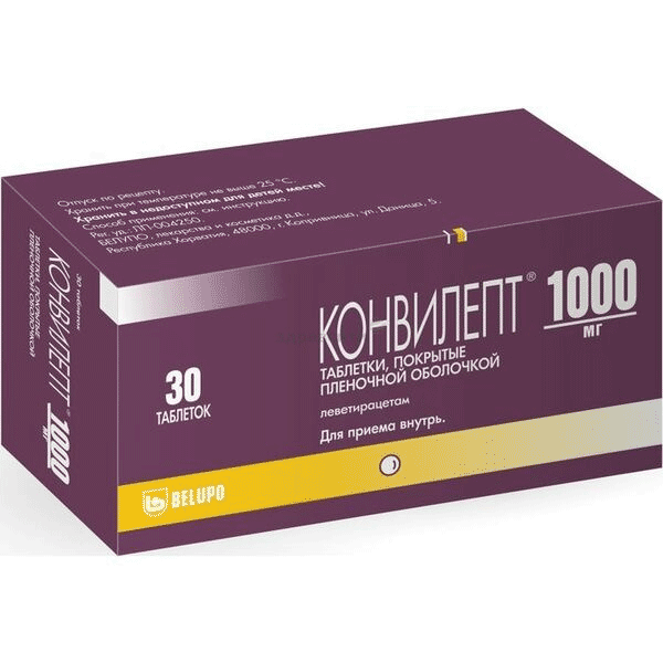 Konvilept  comprimé BELUPO, Pharmaceuticals & Cosmetics (Croatie)