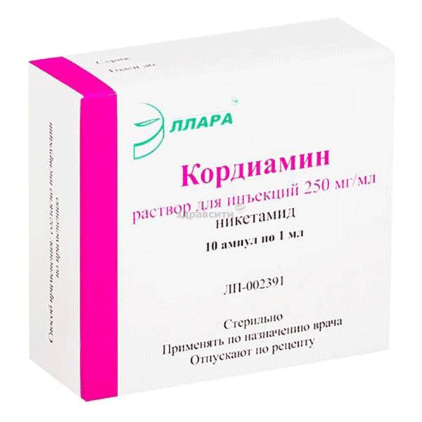 Cordiamin  solution ELLARA MC ООО (Fédération de Russie)