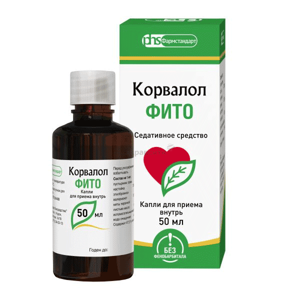 Corvalol phyto  solution Phs-Leksredstva JSC (Fédération de Russie)