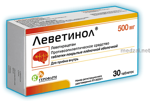 Levetinol  comprimé GEROPHARM LLC (Fédération de Russie)