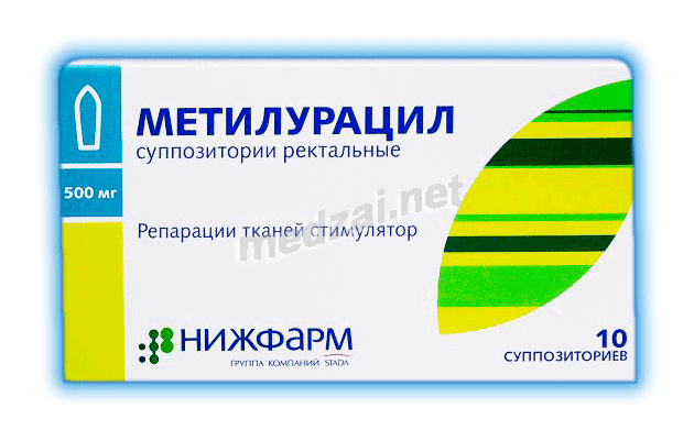 Methyluracil  suppositoire АО "Нижфарм" (Fédération de Russie)