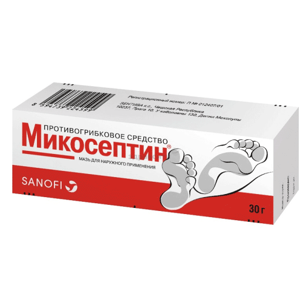 Микосептин  мазь ЗАО "Санофи Россия" (Россия)