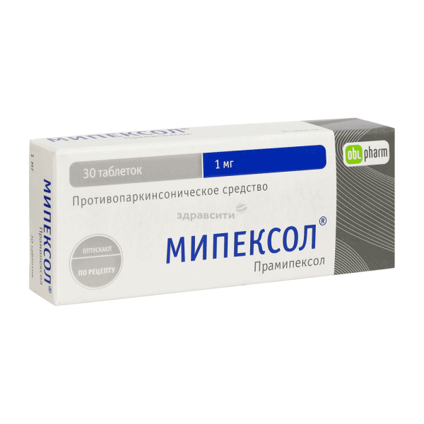 Mipexole  comprimé JSC "PE "Obolenskoe" (Fédération de Russie)