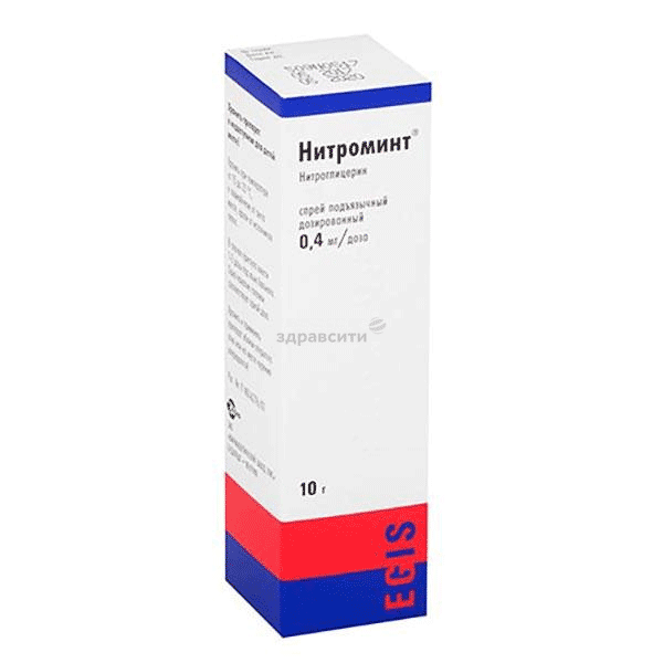 Nitromint<sup>®</sup>  solution pour pulvérisation Egis Pharmaceuticals PLC (HONGRIE)