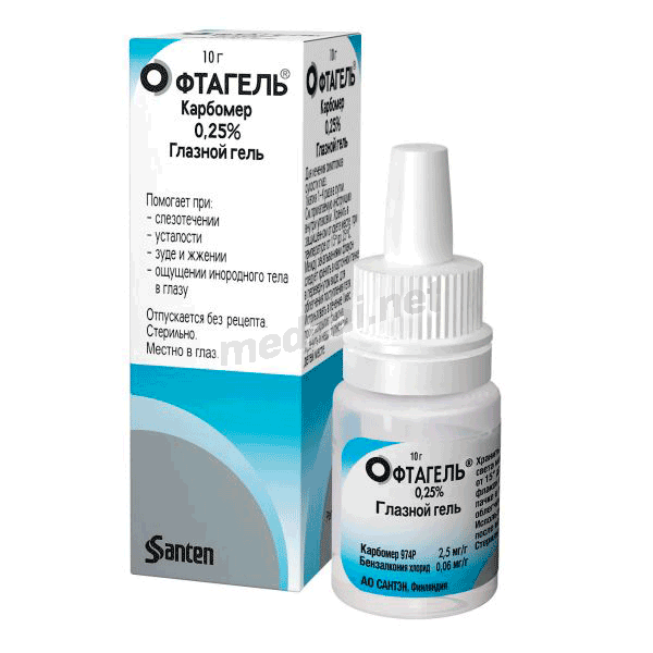 Oftagel<sup>®</sup>  gel ophtalmique SANTEN OY (FINLANDE)