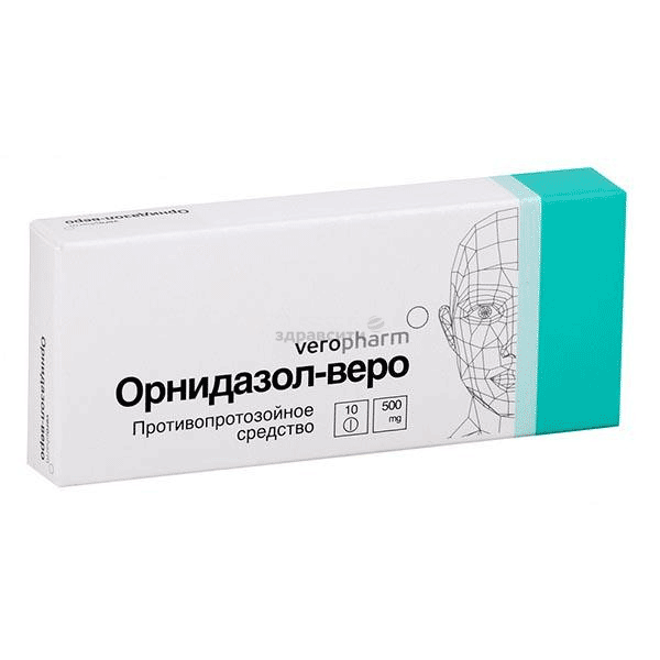 Ornidazol -Веро comprimé Veropharm (Fédération de Russie)