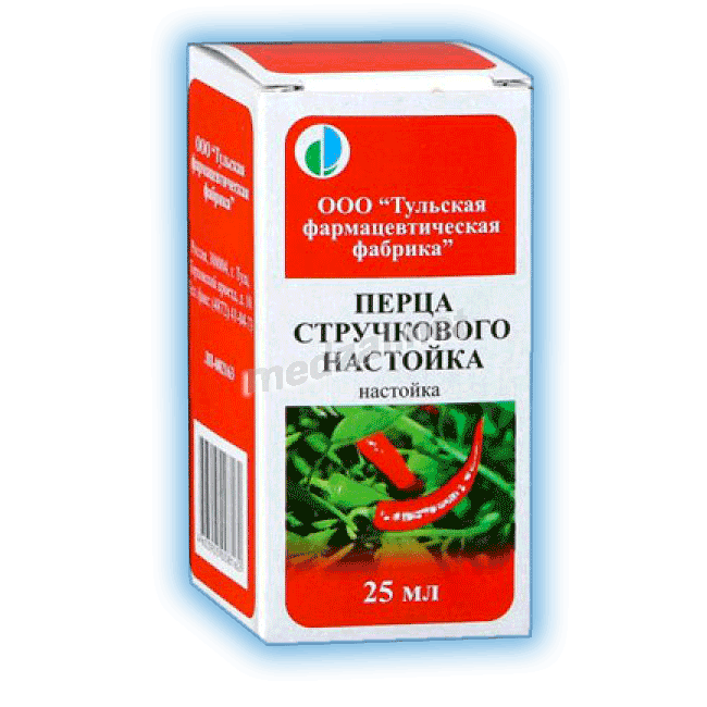 Перца стручкового настойка  настойка ООО "Тульская фармацевтическая фабрика" (Россия)