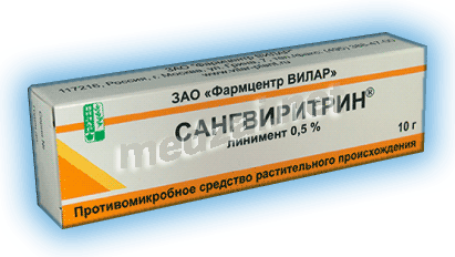 Sanguiritrin  liniment ЗАО "Фармцентр "ВИЛАР" (Fédération de Russie)